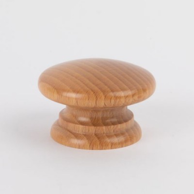 Knob style A 44mm beech lacquered wooden knob